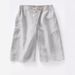 Women's Cotton Blend Casual Trousers with Pocket Solid Color Bottoms_ecoleips.com