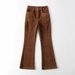Aria Basics European And American Retro High-waisted Corduroy Flared Pants, Early Autumn Stretch Slim-fit Leg-lengthening Street_ecoleips.com