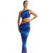 Women's Clothing Collar Sling Women's Clothing Sleeveless Hip Wrapped Waist Revealing Backless Long Skirt Holiday Style_ecoleips.com