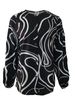 Women Tops Women Muslim Floral Shirt Robe Fashion Puff Sleeve_ecoleips.com