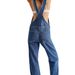 Women's Clothing Fashion Casual Loose Women's Denim Overalls Pants_ecoleips.com
