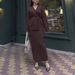 V-Neck Ribbed Tie-Waist Knit Sweater & Pencil Skirt Set - Autumn Casual Outfit For Women (XS-XXL, Multiple Colors)_ecoleips.com