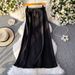 Premium Acetate Satin Skirt High Waist Silky Flow Slimming Fishtail Long Style for Women Spring Summer 2025 New Arrival_ecoleips.com