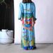 Women's Clothing Fashion Personality Printed Long Sleeved Shirt Holiday Loose Casual Suit_ecoleips.com