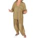 Women's Autumn Fashion V-Neck Top And High-Waisted Pants Set Long Sleeve Casual Two-Piece Solid Color_ecoleips.com