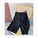 Summer Women's Casual Suit Shorts Five Point Pants Mid-Length Straight Loose Flow Wide Leg Clothing_ecoleips.com