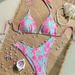 Women's Printed Two-Piece Bikini Set Low-Back Swimsuit for Beach Pool Vacations Stylish Swimwear_ecoleips.com