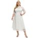 Large Size Women's New Lace Evening Dress High Quality Bridesmaid Dress_ecoleips.com