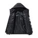 Men's Winter Down Jacket With Hood - 600 Fill Power Duck Down, Windproof & Thermal Coat For Outdoor Activities_ecoleips.com