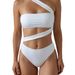 2026 Women's Swimwear: Chic One-Piece Swimsuit With Strapless Design, High Waist, Hollow Out Bikini, Suitable For Hot_ecoleips.com