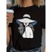 European And American Cross-border Foreign Trade Women's Fashion Urban Girl Round-neck Printed Short-sleeve T-shirt Top_ecoleips.com