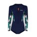 Aria Basics Momasomg New Women's Sun-protective Long-sleeve One-piece Swimsuit, Slimming And Tummy-concealing Snorkeling Swimwear_ecoleips.com