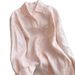 SUN! Summer Peach~ Pink Linen Shirt For Women 2026 New Lightweight Breathable Long-Sleeve Turn-Down Collar Loose Top_ecoleips.com