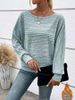 Women's Clothing Autumn And Winter Comfortable Casual Solid Color Long Sleeved Round Neck Stitching Pullover Top T Shirt_ecoleips.com