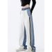 Women's Loose Wide Leg Pants High Street Style Casual Jeans Autumn Street Dance Sports Stitching Design American Trend_ecoleips.com