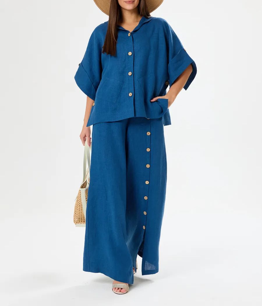Trendy Hooded Top & Relaxed Pants Set – Breathable Polyester, Casual Chic (S-5XL, 4 Neutral Colors)_ecoleips.com
