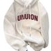 Hooded Sweatshirt For Women Spring Autumn 2024 New Loose Pullover Inner Shirt Drop Shoulder High-end Fashion Casual Top_ecoleips.com