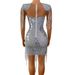 Women's Clothing Shiny Crystal Tassel Sequin Sexy Dress Nightclub Hot Party Sex Dance Short Skirt_ecoleips.com
