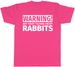 Women's T-Shirts Warning May Start Talking About Rabbits Mens Womens T-Shirt_ecoleips.com