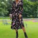 Women Elegant Vintage Long Dress Unique Design With Waist‑Cinch Slimming Silhouette For Daily Wear_ecoleips.com