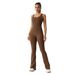European And American Flared Yoga Jumpsuit Beautiful Back Elastic Body Shaping Fitness Clothes Tight Vest Sportswear Female DLT006_ecoleips.com