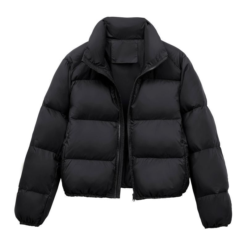 2025 Winter New European Kendall Jenner Style For Women Short Small Size White Duck Down Thickened Coat Puffer Jacket_ecoleips.com