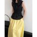 K High End Twisted And Tied Waist Short Sleeved Top, New Versatile And Slimming Shirt_ecoleips.com