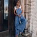 Women's Clothing Summer New Women's Loose Side Pocket Sleeveless Ladies Denim Overalls_ecoleips.com