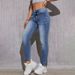 Aria Basics European And American Foreign Trade Hot-Selling Jeans For Women Mid-Waist High Elastic Slim Fit Black Long Pants_ecoleips.com