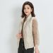 Winter Siyu 90 Lightweight Vest Women's Striped Down Jacket Plus Size_ecoleips.com