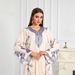 Verve Muslim Long Printed New Dubai Abaya Dress Noon_ecoleips.com