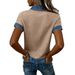 2026 Cross-border European And American Independent Site Casual Denim Patchwork Knitted_ecoleips.com