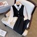 elegant twopiece women's suit set summer casual office pants & top, pure color button design, sxxxl (white/black/beige/khaki/y green)_ecoleips.com