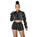 Women’s Clothing new autumn style temperament women's cotton long sleeved lapel slim fit ladies denim jacket_ecoleips.com