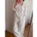 White Cotton-linen For Women, Spring/summer Korean Style, Loose, Casual, Long-sleeved, Sun-protective Shirt Jacket_ecoleips.com
