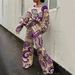 Women's 3D Printed Fashion round Neck Sweatshirt And Wide Leg Pants Set European American Style Autumn Winter Casual Sports Suit_ecoleips.com