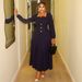 Elegant A‑Line Office Dress With Waist Definition & Flared Hem For Professional Women Breathable Stretch Polyester Fabric_ecoleips.com