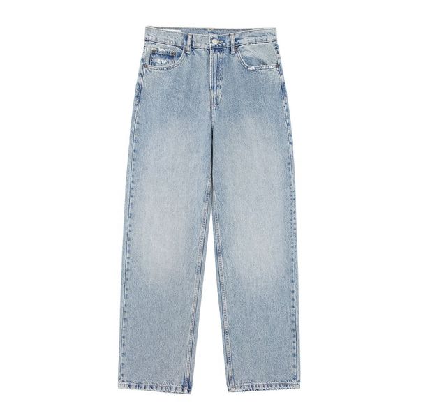 2027 Fashion European-USA Style Jeans Women Cotton Mid Waist Broken Hole Denim Pants XS-3XL_ecoleips.com