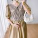Summer New Korean Fashion Patchwork Maternity Dress_ecoleips.com