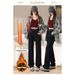 Fleece-lined Autumn And Winter Style~Super Soft Four-way Stretch High-waisted Slim Straight Jeans Women, Classic_ecoleips.com