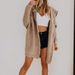 K New Mid-length Coat, Pure Color Comfortable Casual Sweater For Women, Loose Hooded Knitted Cardigan._ecoleips.com