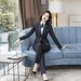 XXN920 Professional Women's Long Sleeved Suit A-Line Skirt Set Autumn Winter Formal Workwear For Interviews Casual Elegant Fashion_ecoleips.com