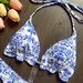 Women’s Clothing New Blue And White Porcelain Print Bikini Swimsuit Beach Sexy Women Swimsuit_ecoleips.com