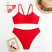 Aria Basics 2025 New European And American Foreign Trade Cross-Border Solid Color Strapless Backless Sexy Two-Piece Swimsuit Bikini_ecoleips.com