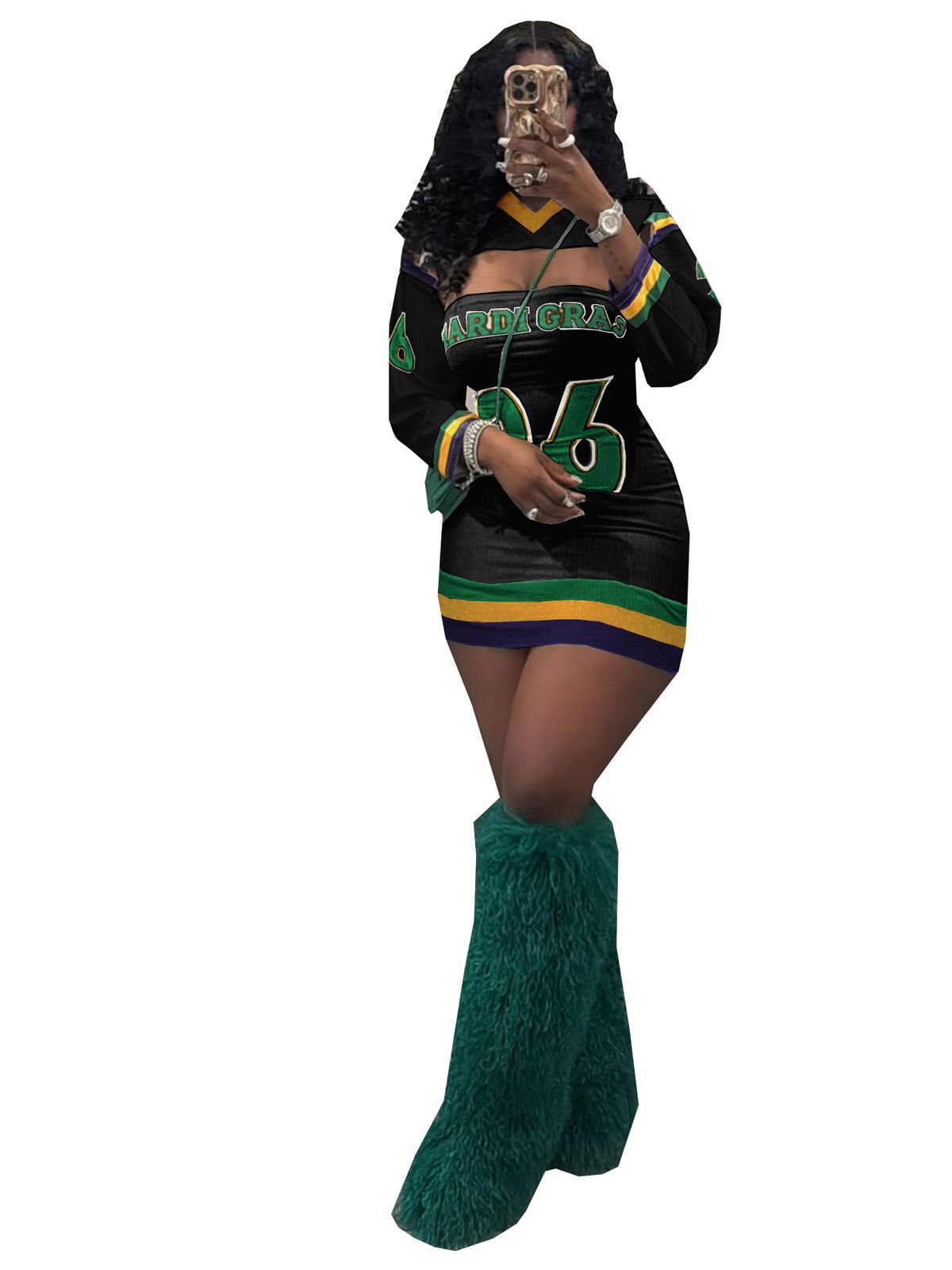 Spring Summer Women's Sports Dress Set Strapless Cover up Skirt with Letter Print Fashion Women's Clothing_ecoleips.com
