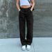 2023 New European And American Jeans, Women's Fashion Ins Street Style Vintage Loose Multi-Pocket Cargo Pants_ecoleips.com