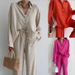 Women's Clothing Temperament Commuting Wrinkled Loose Shirt Fashion Casual Suit_ecoleips.com