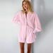 Autumn Women's Shirt Jacquard Puff Sleeve Elegant Top Shorts Set Casual Commuting Suit_ecoleips.com