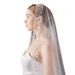 3M Pearl-Embellished Single-Layer Wedding Veil With Comb – Cathedral Length Bridal Accessory For Vintage & Boho Brides (Ivory/White)_ecoleips.com
