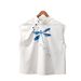 Women's Casual Stand Collar Short Sleeve Pullover T-Shirt Fashion Digital Print Top in Stock Hot Selling_ecoleips.com